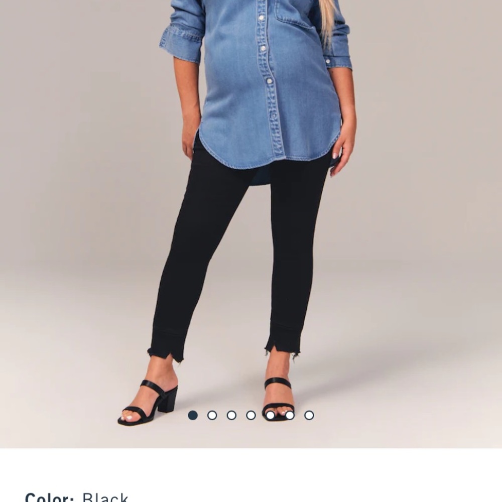 Abercrombie Maternity Super Skinny Ankle Jean